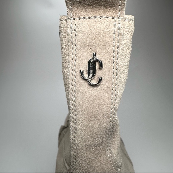 Jimmy Choo - Kaia K-Jessie Ankle Boots Beige Suede Size 38 or U.S. 8 New… - Picture 6 of 13